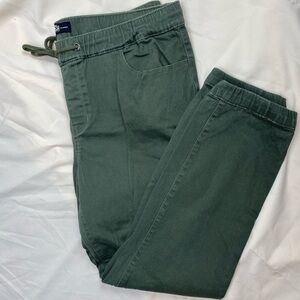 Rewash Olive Green Relaxed Pants